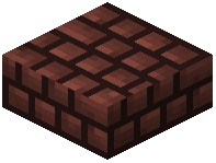 Packed Red Terracotta Bricks Slab