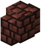 Packed Red Terracotta Bricks Wall