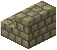 Packed Sandstone Bricks Stairs