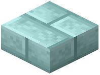 Pastel Aqua Concrete Bricks Slab