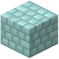 Pastel Aqua Packed Concrete Bricks