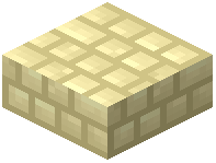 Pastel Butter Packed Concrete Bricks Slab