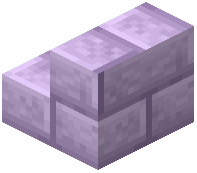 Pastel Lavender Concrete Bricks Stairs