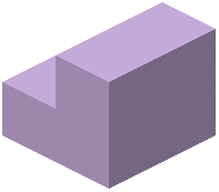 Pastel Lavender Smooth Concrete Stairs