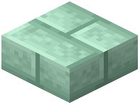 Pastel Mint Concrete Bricks Slab
