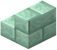 Pastel Mint Concrete Bricks Stairs