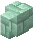 Pastel Mint Concrete Bricks Wall