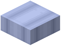 Pastel Periwinkle Concrete Pillar Slab