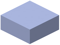 Pastel Periwinkle Smooth Concrete Slab
