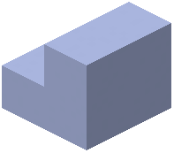 Pastel Periwinkle Smooth Concrete Stairs