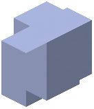 Pastel Periwinkle Smooth Concrete Wall