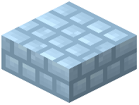 Pastel Sky Packed Concrete Bricks Slab