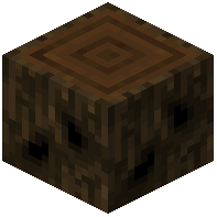 Sullen Dark Oak Log