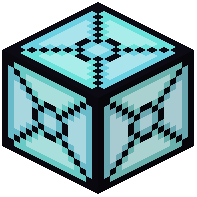 Cyan Mosaic Glass