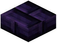 Obsidian Brick Slab