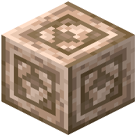 Bordered Raw Iron Block