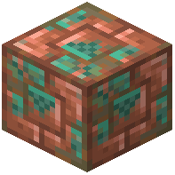 Brick Bordered Raw Copper Block