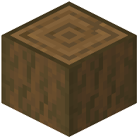 Chipped Stripped Spruce Log