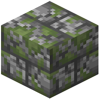 Cracked Mossy Cobblestone Bricks