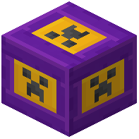 Creeper Purple Concrete