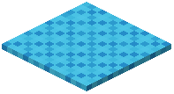 Cross Haired Light Blue Carpet