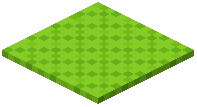 Cross Haired Lime Carpet