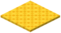 Cross Haired Yellow Carpet