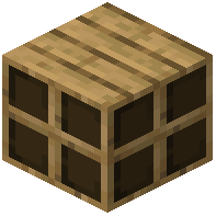 Cubed Oak Empty Bookshelf
