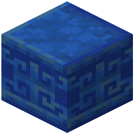 Curly Lapis Block Pillar
