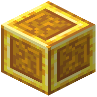 Cut Raw Gold Block Column