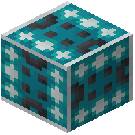 Cyan Glazed Terracotta Pillar Sides