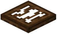 Distorted Dark Oak Trapdoor