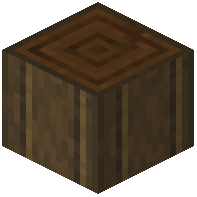 Edged Stripped Dark Oak Log
