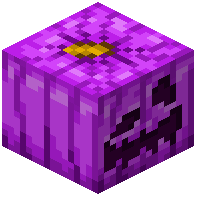 End Purple Carved Pumpkin