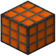 Grid Orange Concrete