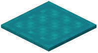 Harsh Quilted Cyan Carpet