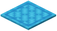 Harsh Quilted Light Blue Carpet