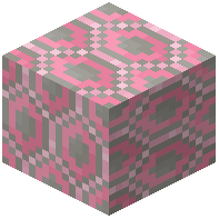 Hexagonical Pink Glazed Terracotta