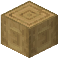I Sign Stripped Oak Log