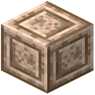 Inlayed Raw Iron Block