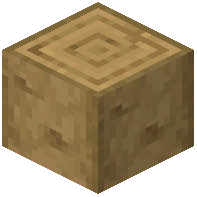 Knotted Stripped Oak Log