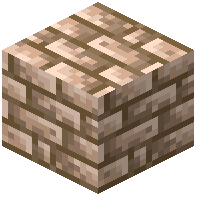 Layed Raw Iron Block Bricks