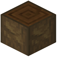 Lumpy Stripped Dark Oak Log