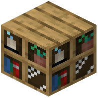 Mixed Cubed Oak Bookshelf
