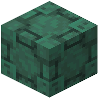 Overlapping Dark Prismarine Tiles