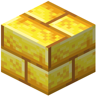 Raw Gold Block Bricks