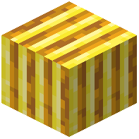 Raw Gold Block Pillar
