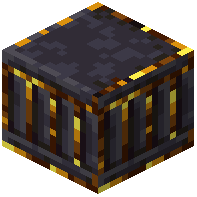 Simple Gilded Blackstone Pillar