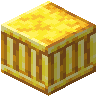 Simple Raw Gold Block Pillar