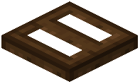 Slotted Dark Oak Trapdoor